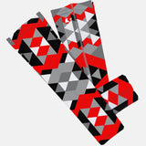 Trigons Red Gray Arm Sleeve