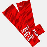 Trust His Will Red arm sleeve