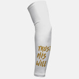 Trust His Will White arm sleeve