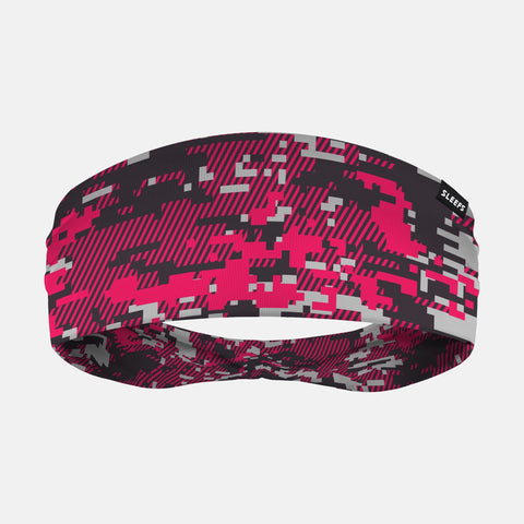 Digital Ultra Metal Pink Double-sided Wide Headband