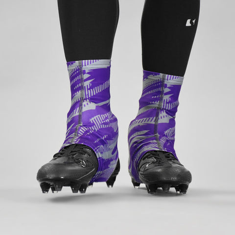 Tryton Ultra Gray Purple Spats / Cleat Covers