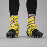 Tryton Ultra Yellow Purple Kids Spats / Cleat Covers
