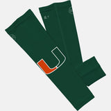 university  of miami logo arm sleeve