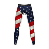 Classic USA American flag compression tights / leggings