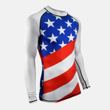 USA America Flag long sleeve Jersey