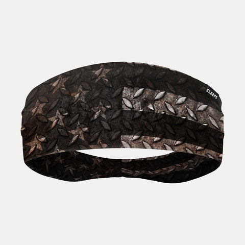 USA Flag Metal Double-Side Wide Headband
