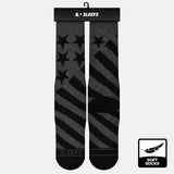 USA gray and black soft socks