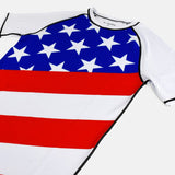 USA America flag short sleeve jersey