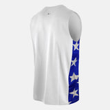 USA America Flag sleeveless quick-dry jersey