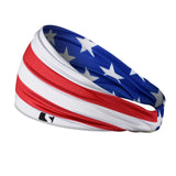 USA America Flag Double-sided Wide Headband
