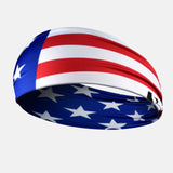 USA America Flag Double-sided Wide Headband