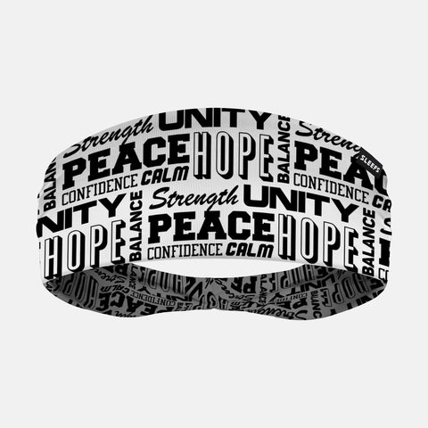 Unity White Double-Side Wide Headband