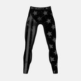 Tactical Thin Blue Line compression tights / leggings