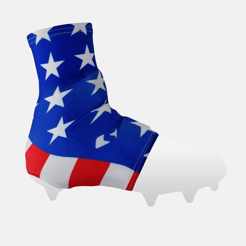 USA America Flag Spats / Cleat Covers