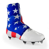 USA America Flag Spats / Cleat Covers