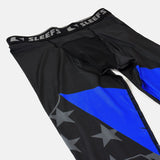 Warrior Mask Thin Blue Line compression tights / leggings