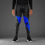 Warrior Mask Thin Blue Line compression tights / leggings
