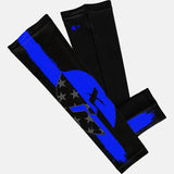 Warrior Mask thin blue line arm sleeve