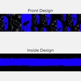 Warrior Mask Thin Blue Line Double-sided Wide Headband