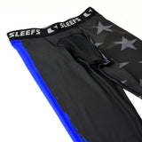Warrior Thin Blue Line compression tights / leggings