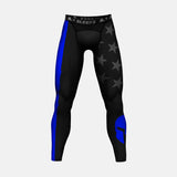 Warrior Thin Blue Line compression tights / leggings