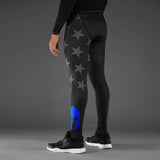 Warrior Thin Blue Line compression tights / leggings