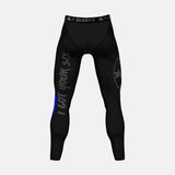 Warrior Mask Thin Blue Line compression tights / leggings