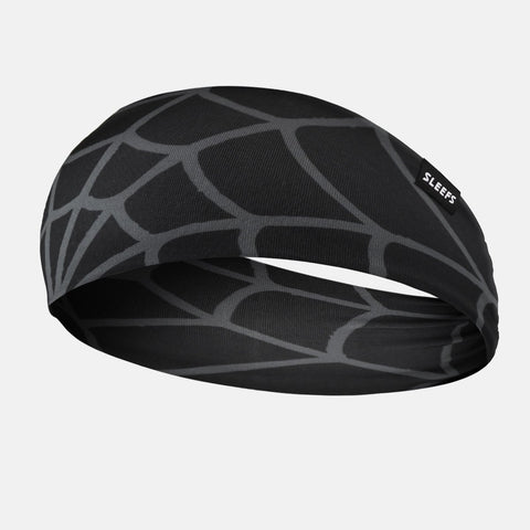 Black Ops Web Pattern Double-sided Wide Headband
