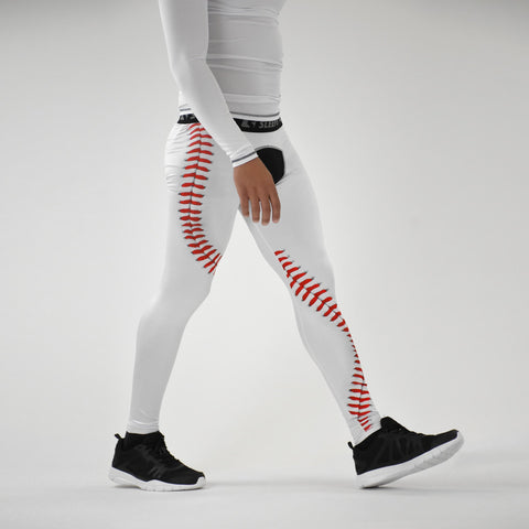 Baseball lace Compression Tights / Leggings