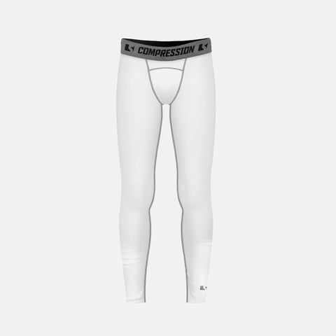 White Kids compression tights / leggings