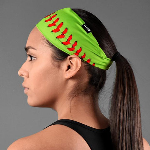 Softball Lace Double-sided Wide Headband