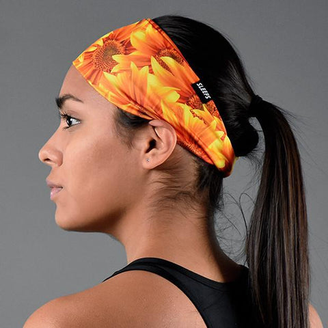 Sunflowers Double-sided Wide Headband