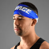 Sleefs Savage Blue Double-sided Wide Headband