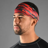Woodland Red Double-sided Wide Headband