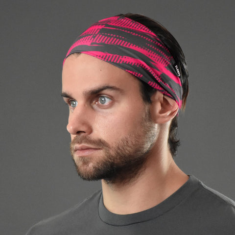 Tryton Ultra Metal Pink Double-sided Wide Headband