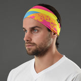 Vibes Cotton Candy Double-sided Wide Headband