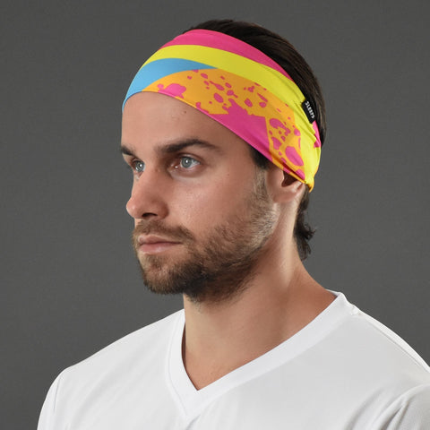 Vibes Cotton Candy Double-sided Wide Headband