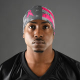 Sleefs BCA Pink Ribbon American Clutch Pink Double-sided Wide Headband