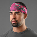 Digital Ultra Metal Pink Double-sided Wide Headband