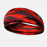 Woodland Red Double-sided Wide Headband