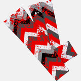 Zig Zag Red Gray Black Arm Sleeve