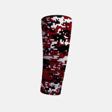 Digital Ultra Red Black White Arm Shiver