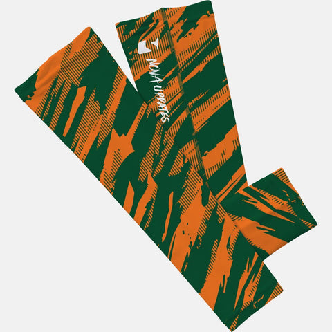 Santana Moss Green and Orange Arm Sleeve