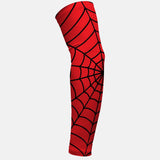 Red Web Pattern Arm Sleeve