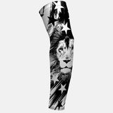 Stars with white lion arm sleeve